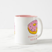 Tasse 2 Couleurs Pop Art pastèque popsicle aux fruits mignons (Devant droit)