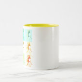 Tasse 2 Couleurs Pop Art Sunflowers (Centre)