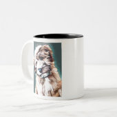 Tasse 2 Couleurs Pop Dog (Devant gauche)