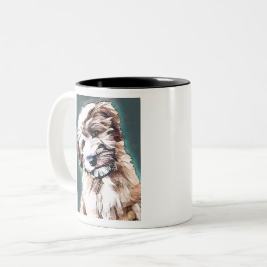 Tasse 2 Couleurs Pop Dog (Devant gauche)