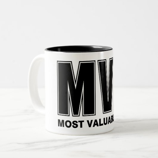 Tasse 2 Couleurs Pop la plus précieuse (Devant gauche)