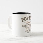 Tasse 2 Couleurs Pop-Pop Sait Tout (Devant gauche)