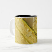 Tasse 2 Couleurs popsicle à cône de crème glacée jaune (Devant gauche)