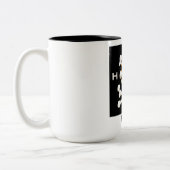 Tasse 2 Couleurs Porcs collectifs ! café (Gauche)