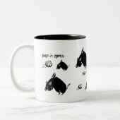 Tasse 2 Couleurs Porcs dans l'espace II (Gauche)