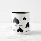 Tasse 2 Couleurs Porcs dans l'espace II (Centre)