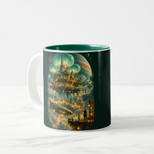 Tasse 2 Couleurs Port au-dessus de la tempête