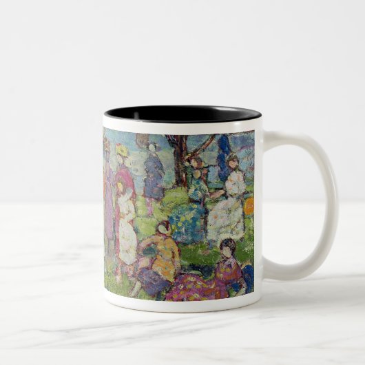 Tasse 2 Couleurs Port de Gloucester (huile sur la toile) (Droit)