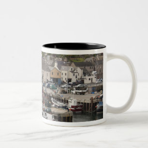 Tasse 2 Couleurs port de Stromness sur le front de mer de l'Atlanti