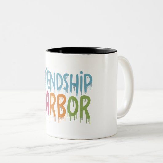 Tasse 2 Couleurs PORT FRiENDSHiP (Devant droit)