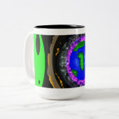 Tasse 2 Couleurs Portail Alien par Skullnskin Graphics ; Art numéri (Devant gauche)