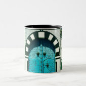 Tasse 2 Couleurs Porte bleue tunisienne (Centre)