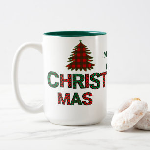 Tasse 2 Couleurs Porte - clé de Noël