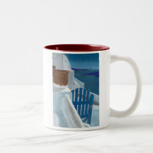 Tasse 2 Couleurs Porte de Santorini