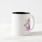 Tasse 2 Couleurs Porte minuscule d'Alice (Devant droit)