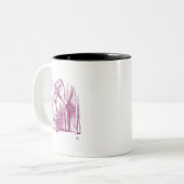 Tasse 2 Couleurs Porte minuscule d'Alice (Devant gauche)