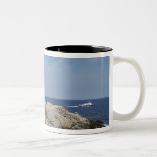 Tasse 2 Couleurs Portland Head Light, Cape Elizabeth, Maine, (Droit)