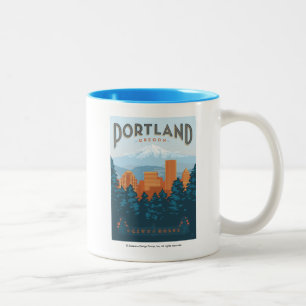 Tasse 2 Couleurs Portland, OU