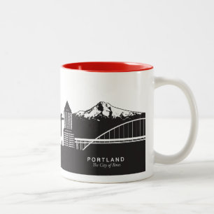 Tasse 2 Couleurs Portland Souvenir Musique