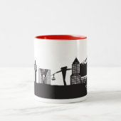 Tasse 2 Couleurs Portland Souvenir Musique (Centre)