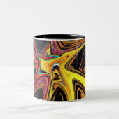 Tasse 2 Couleurs Portrait abstrait marbré (Centre)