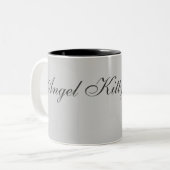 Tasse 2 Couleurs Portrait "Angel Kitty" (Devant gauche)