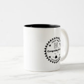 Tasse 2 Couleurs Portrait de chat Munchkin (Devant droit)