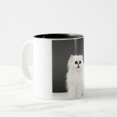Tasse 2 Couleurs Portrait de chaton (Devant gauche)