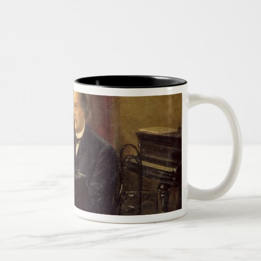 Tasse 2 Couleurs Portrait de compositeur Anton Rubinstein (Droit)