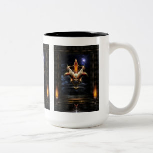 Tasse 2 Couleurs Portrait de feu à la torche Akrellian