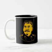 Tasse 2 Couleurs Portrait de Joseph Staline (Gauche)