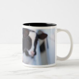 Tasse 2 Couleurs Portrait de vache
