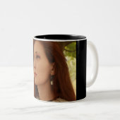 Tasse 2 Couleurs Portrait d'une jeune fille (Devant droit)