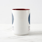 Tasse 2 Couleurs Portrait Leonardo da Vinci avec devis (Centre)