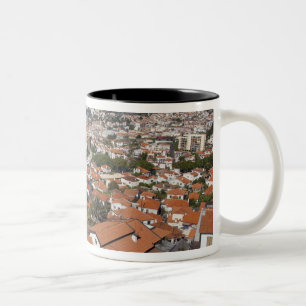 Tasse 2 Couleurs Portugal, île de Madère, Funchal. Téléphérique