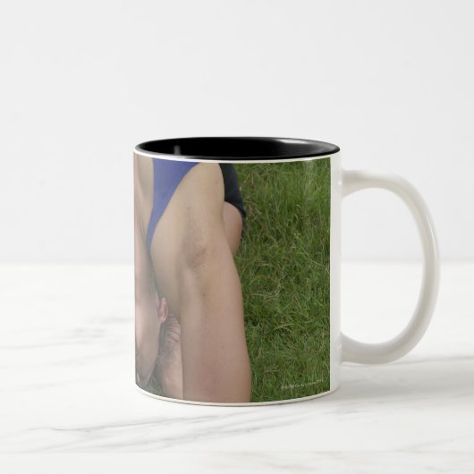 Tasse 2 Couleurs Pose de pigeon (Droit)