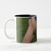 Tasse 2 Couleurs Pose de pigeon (Gauche)