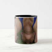 Tasse 2 Couleurs Pose de pigeon (Centre)