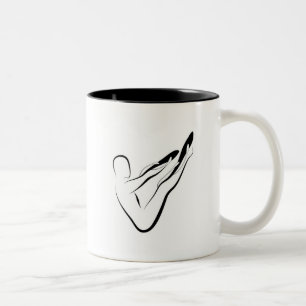 Tasse 2 Couleurs Pose de Pilates