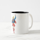 Tasse 2 Couleurs Pose Supergirl 4 (Devant droit)
