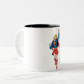 Tasse 2 Couleurs Pose Supergirl 4 (Devant gauche)