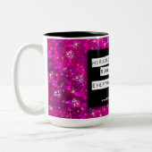 Tasse 2 Couleurs Positif Affirmation Miracles Magique Inspirationne (Gauche)
