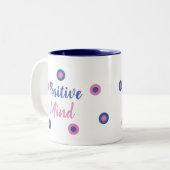 Tasse 2 Couleurs Positive Mind (Devant gauche)