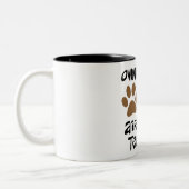 Tasse 2 Couleurs Possédé par Airedale Terrier (Gauche)