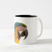 Tasse 2 Couleurs Post-it Notes perroquet (Devant droit)
