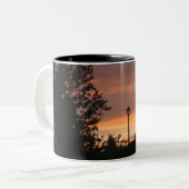 Tasse 2 Couleurs Poste d'ampoule et oiseau (Devant gauche)