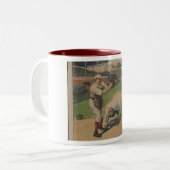 Tasse 2 Couleurs Poster de baseball (Devant gauche)