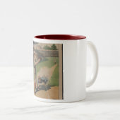 Tasse 2 Couleurs Poster de baseball (Devant droit)
