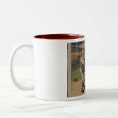 Tasse 2 Couleurs Poster de baseball (Gauche)