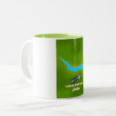 Tasse 2 Couleurs Poster de voyage Loch katrine scotland (Devant gauche)